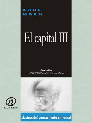 cover image of El capital, Tomo 3